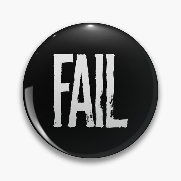 Item preview, FAIL in White Grungy Letters designed and sold by StudioDestruct.