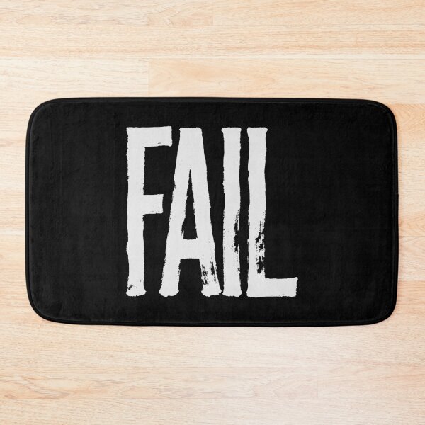 Item preview, FAIL in White Grungy Letters designed and sold by StudioDestruct.