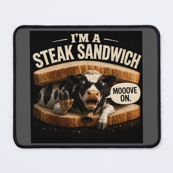 Item preview, Steak Sandwich – Mooove On! designed and sold by Hornace88studio.