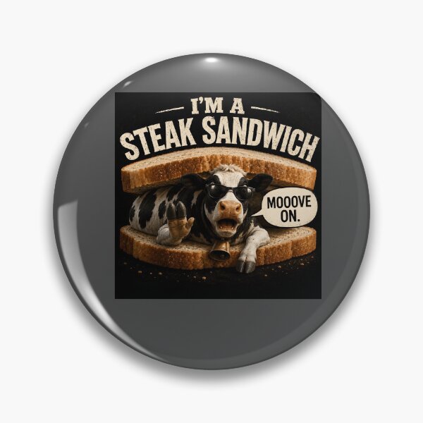 Item preview, Steak Sandwich – Mooove On! designed and sold by Hornace88studio.