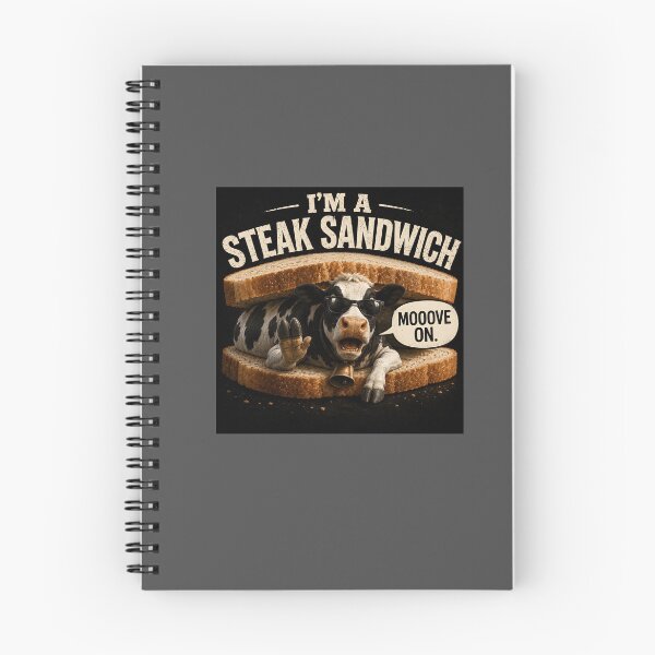 Item preview, Steak Sandwich – Mooove On! designed and sold by Hornace88studio.