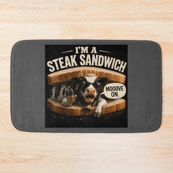 Item preview, Steak Sandwich – Mooove On! designed and sold by Hornace88studio.