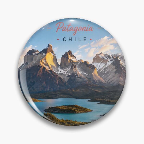Item preview, Torres del Paine Chile Travel Poster – Patagonia National Park designed and sold by ElartedeNoel.