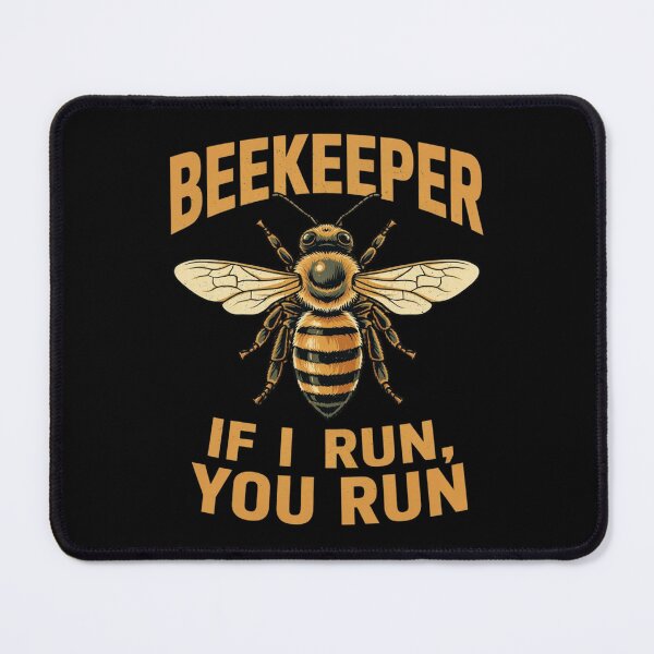 Item preview, Beekeeper If I Run You Run T-Shirt - Funny Bee Keeper Shirt - Beekeeping Men Vintage Bee Keeper Outfit designed and sold by Dabbing Turtle Designs.