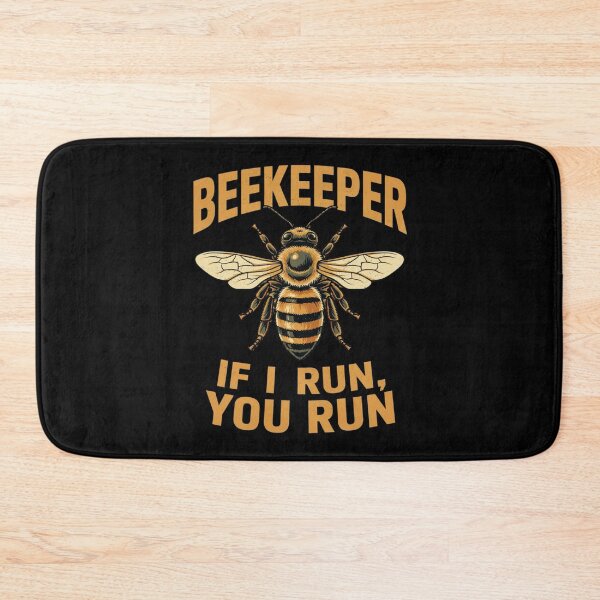 Item preview, Beekeeper If I Run You Run T-Shirt - Funny Bee Keeper Shirt - Beekeeping Men Vintage Bee Keeper Outfit designed and sold by Dabbing Turtle Designs.