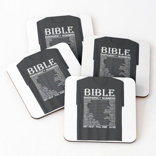 Item preview, Bible Emergency Numbers — Christian Scripture Verses designed and sold by Hope for Uganda.