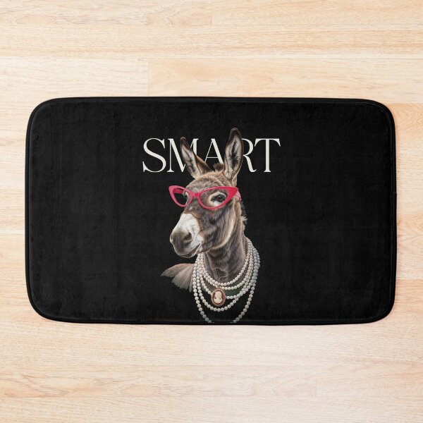 Item preview, Smart Donkey With Glasses Funny Meme Smart Donkey Ass designed and sold by Dabbing Turtle Designs.