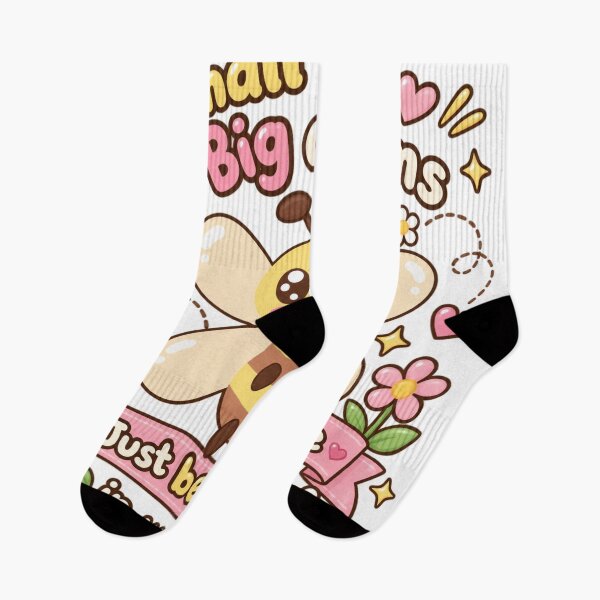 Item preview, Cute Bee Believe in Yourself – Small Steps Big Dreams Kawaii Motivational Design designed and sold by MathuraPresent.