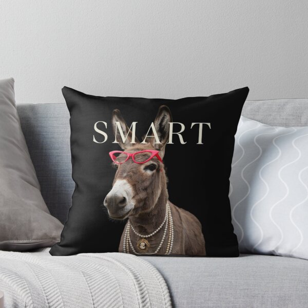 Item preview, Smart Donkey With Glasses Funny Meme Smart Donkey Ass designed and sold by Dabbing Turtle Designs.