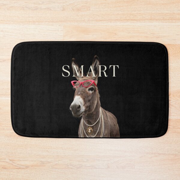 Item preview, Smart Donkey With Glasses Funny Meme Smart Donkey Ass designed and sold by Dabbing Turtle Designs.