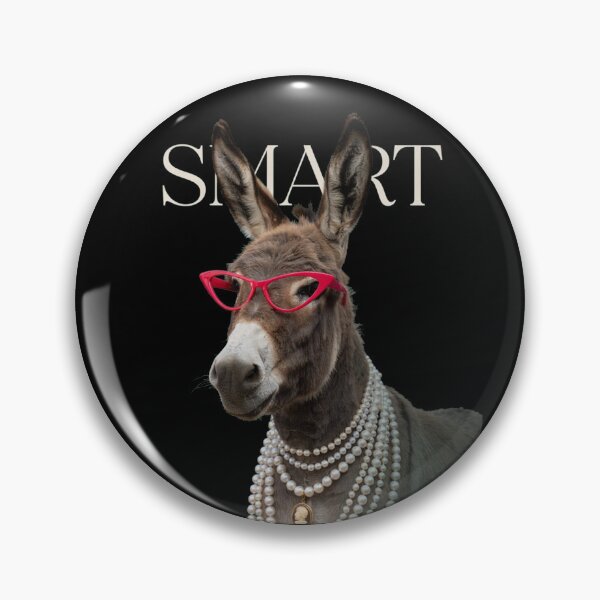 Item preview, Smart Donkey With Glasses Funny Meme Smart Donkey Ass designed and sold by Dabbing Turtle Designs.