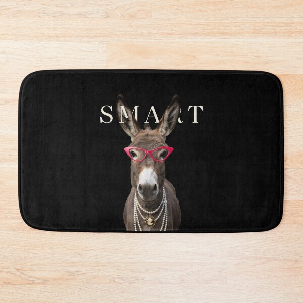 Item preview, Smart Donkey With Glasses Funny Meme Smart Donkey Ass designed and sold by Dabbing Turtle Designs.