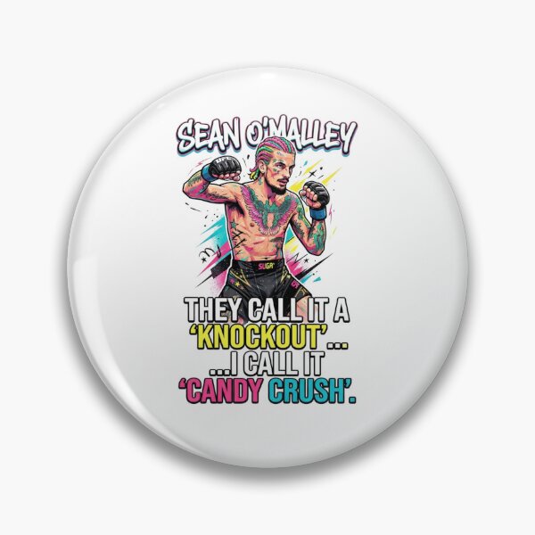Item preview, Sean O'Malley Knockout Candy Crush MMA Pop Art designed and sold by annaarthk.