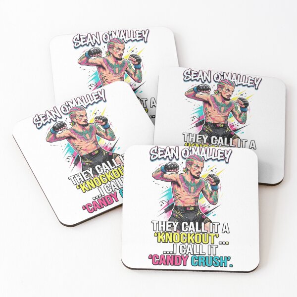 Item preview, Sean O'Malley Knockout Candy Crush MMA Pop Art designed and sold by annaarthk.