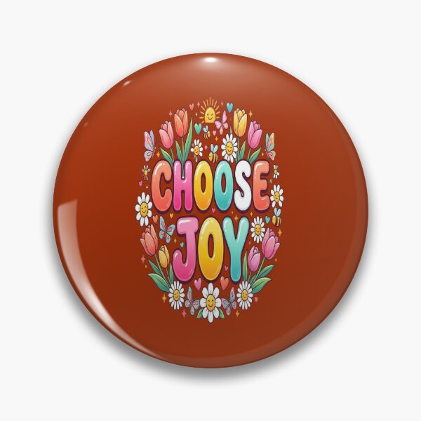 Item preview, Choose Joy Floral Motivational Quote | Positive Mindset & Self Care designed and sold by Soft Strength Studio.
