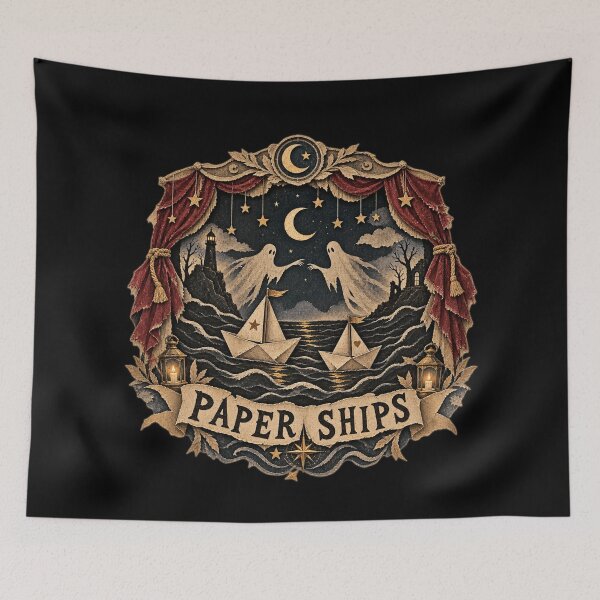 Item preview, Paper Ships - Dead Man's Bones designed and sold by hesjustken.