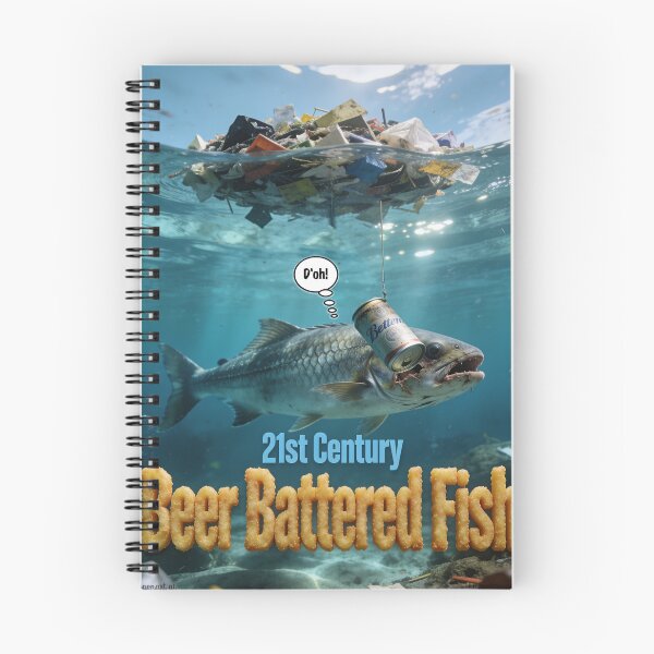 Item preview, Beer Battered Fish Print designed and sold by Lichentroupe63.