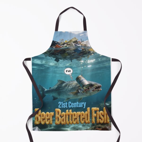 Item preview, Beer Battered Fish Print designed and sold by Lichentroupe63.