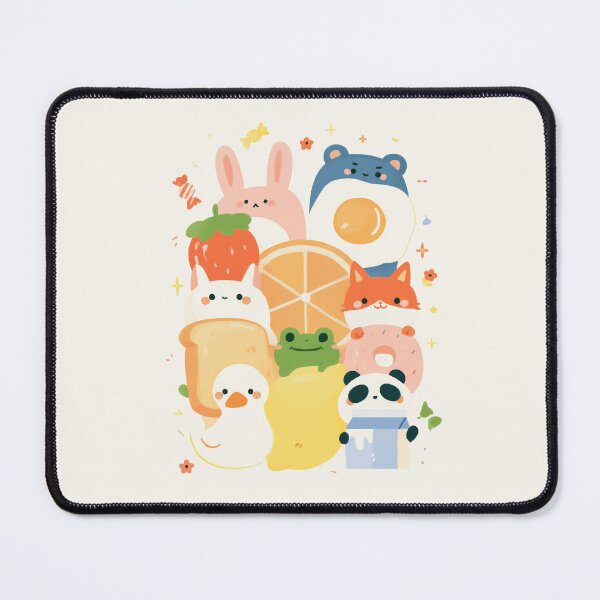 Item preview, Cute Kawaii Animals With Food designed and sold by BingYü · ✦.