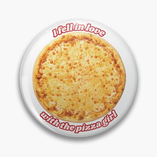 Item preview, I Fell in Love with the Pizza Girl - Cheese Pizza - Red/Pink designed and sold by midnitesnack.