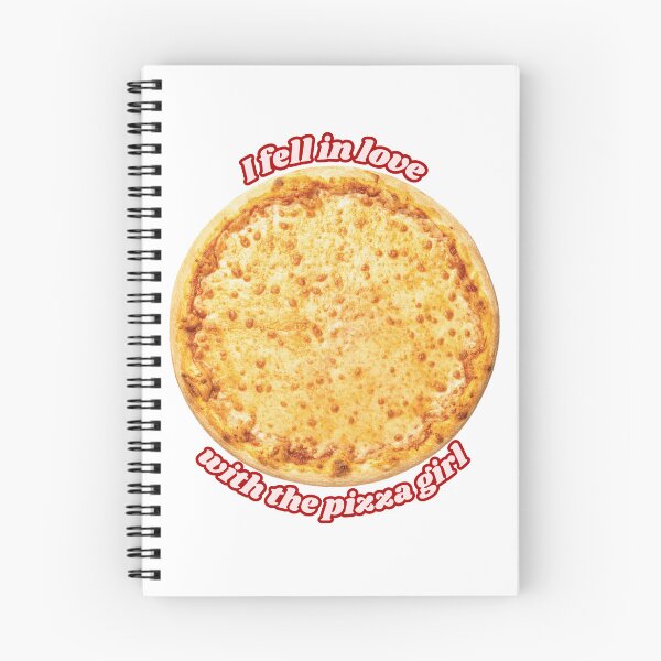 Item preview, I Fell in Love with the Pizza Girl - Cheese Pizza - Red/Pink designed and sold by midnitesnack.