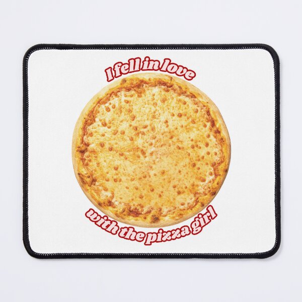 Item preview, I Fell in Love with the Pizza Girl - Cheese Pizza - Red/Pink designed and sold by midnitesnack.