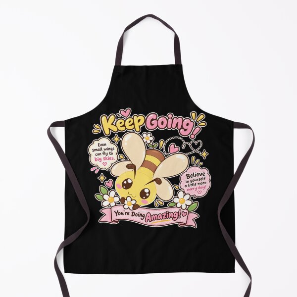 Item preview, Keep Going Cute Bee – You’re Doing Amazing Kawaii Motivational Design designed and sold by MathuraPresent.