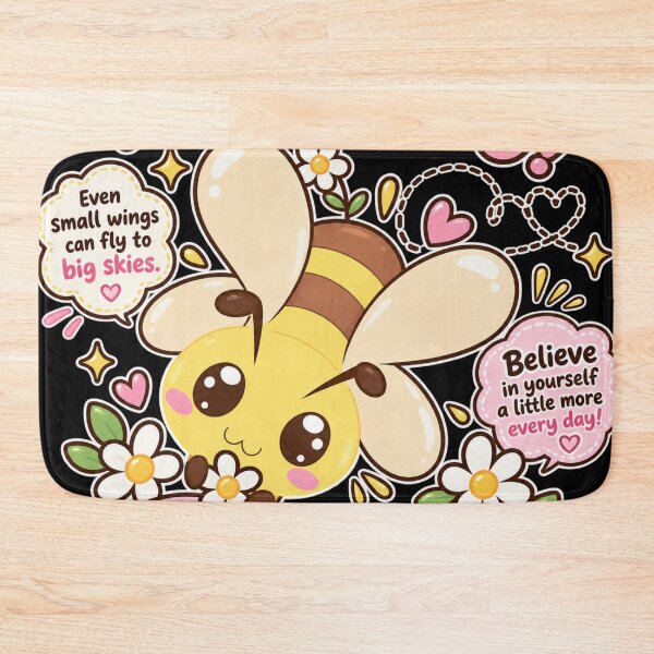 Item preview, Keep Going Cute Bee – You’re Doing Amazing Kawaii Motivational Design designed and sold by MathuraPresent.