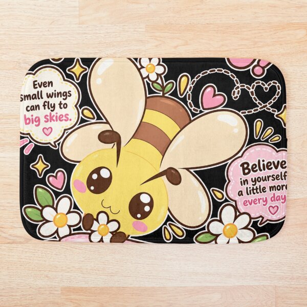 Item preview, Keep Going Cute Bee – You’re Doing Amazing Kawaii Motivational Design designed and sold by MathuraPresent.
