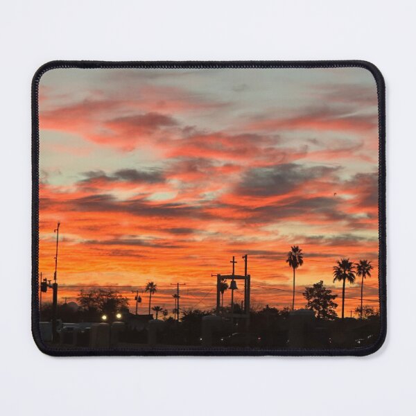 Item preview, Sunset Sky Over Palm Trees designed and sold by ThinkerInSpace.