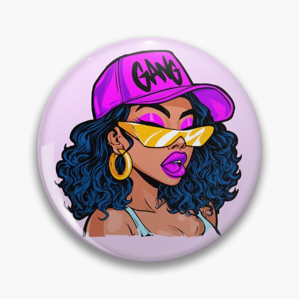 Item preview, Pop Art Pink Hat Lady designed and sold by RichardRags.