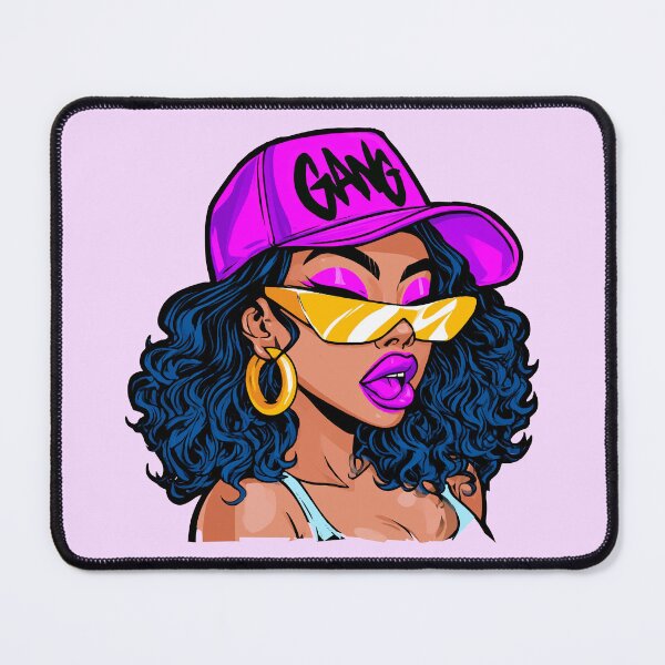 Item preview, Pop Art Pink Hat Lady designed and sold by RichardRags.