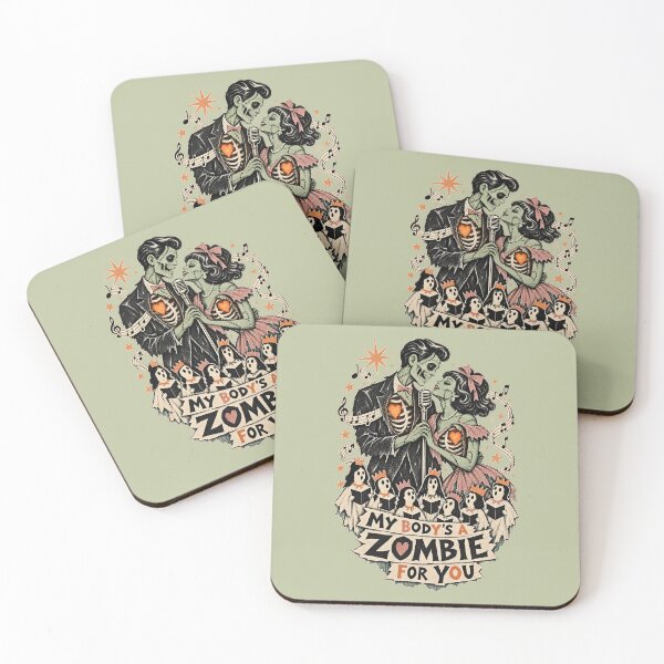 Item preview, My Body's A Zombie For You - Dead Man's Bones designed and sold by hesjustken.