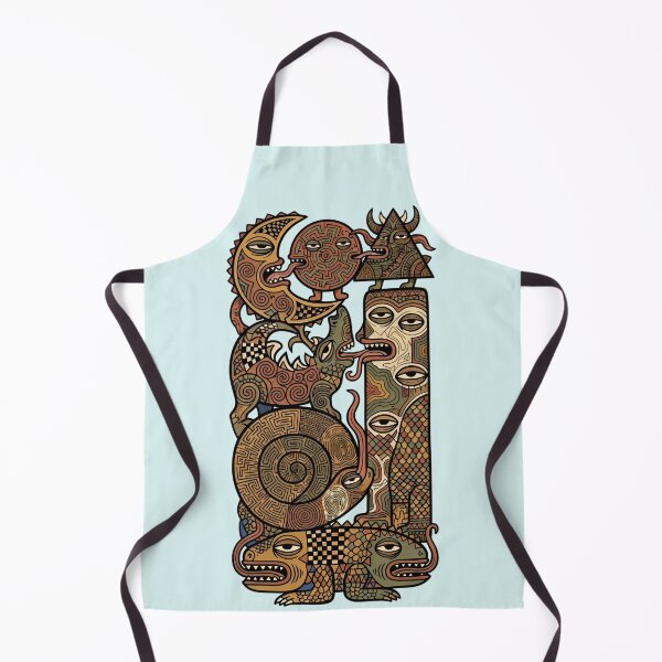 Item preview, Mystic Creatures Totem - Psychedelic Tribal Pattern Art designed and sold by NexxaStoree.