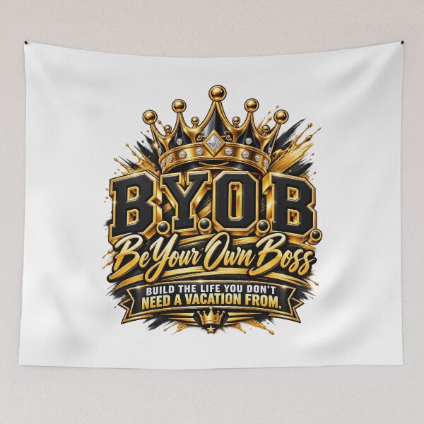Item preview, B.Y.O.B. Be Your Own Boss – Entrepreneur Motivation designed and sold by BilcoStillbaze.