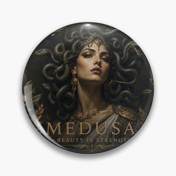 Item preview, Medusa Beauty and Strength Greek Mythology Goddess Classical Art designed and sold by BrickByDream.