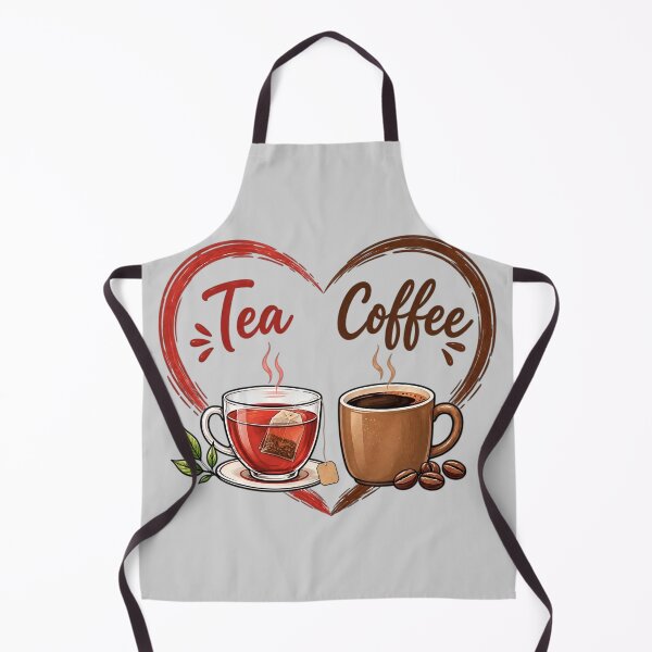 Item preview, Cute Coffee & Tea Heart Lovers Gift designed and sold by 3B-Store.