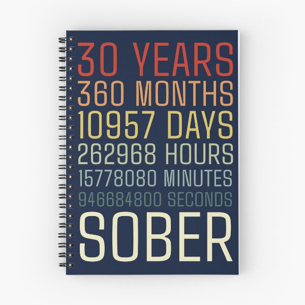 Item preview, 30 Years Sober Recovery Anniversary designed and sold by NosandEdgy.