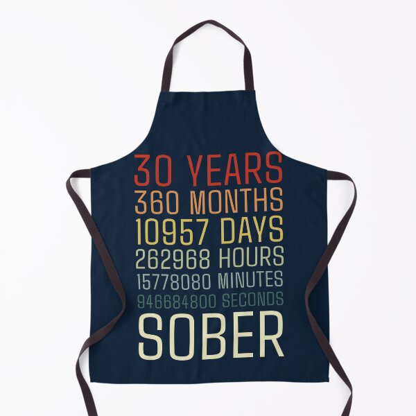 Item preview, 30 Years Sober Recovery Anniversary designed and sold by NosandEdgy.