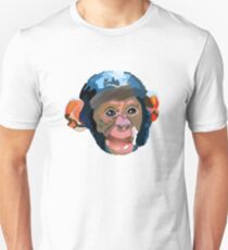 cheeky blue monkey Unisex T-Shirt