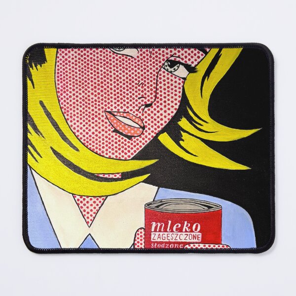 Item preview, Blonde Woman with Sweetened Condensed Milk, 2025 designed and sold by LuntikArt.