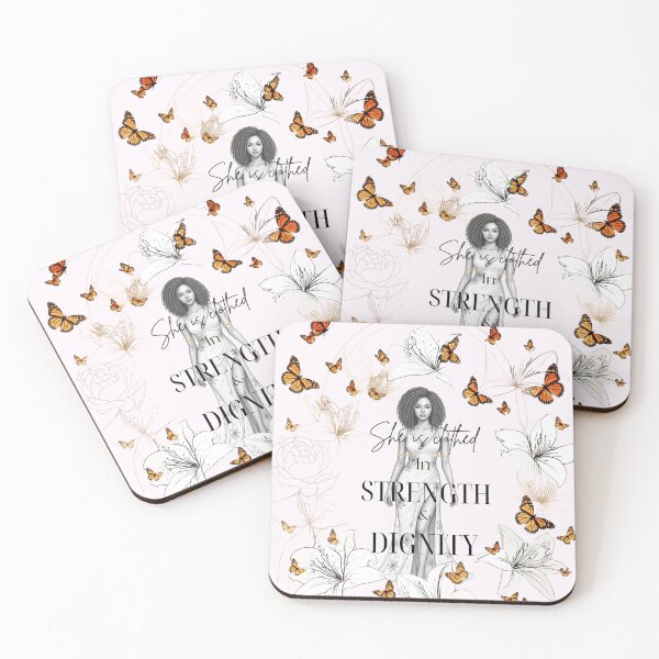 Item preview, Proverbs 31 Scripture Monarch Butterfly Print  designed and sold by ChereseSantiago.