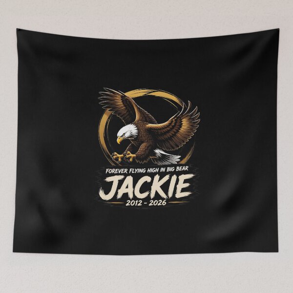 Item preview, Forever Flying High in Big Bear Jackie Memorial Eagle designed and sold by leocreatives.