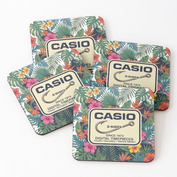 Item preview, Tropical Floral Casio G-Shock Fishhook Artwork designed and sold by HAPPY'S-TEE-MART.