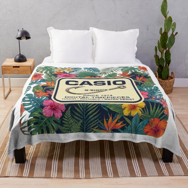 Item preview, Tropical Floral Casio G-Shock Fishhook Artwork designed and sold by HAPPY'S-TEE-MART.