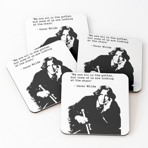 Item preview, Oscar Wilde quote We are all in the gutter, but some of us are looking at the stars designed and sold by aponwao.