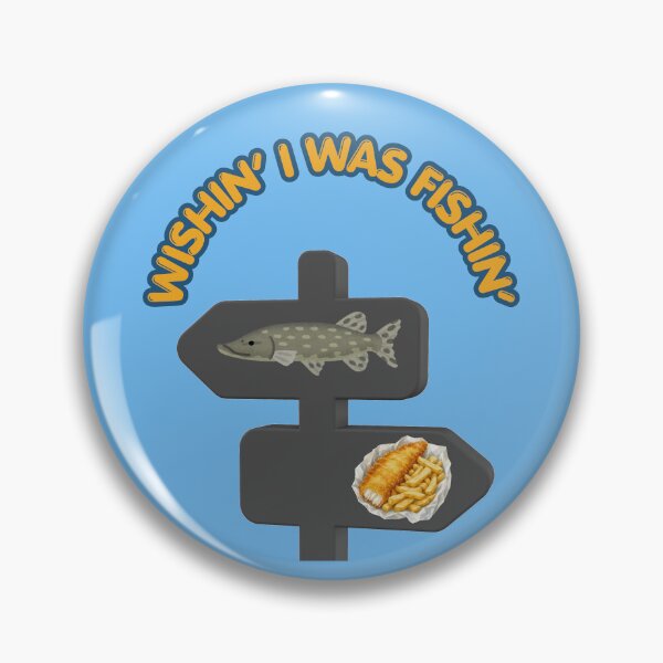 Item preview, Wishin I Was Fishin Funny Directional Sign Fishing Humor Design designed and sold by Evelashop.