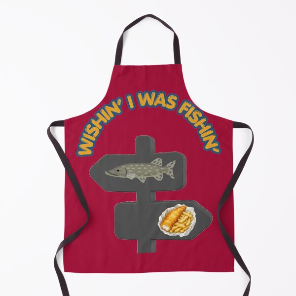Item preview, Wishin I Was Fishin Funny Directional Sign Fishing Humor Design designed and sold by Evelashop.