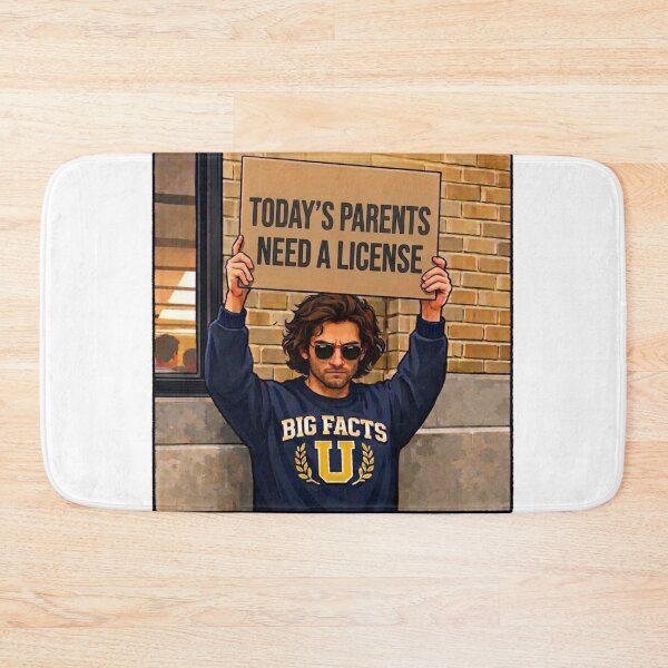 Item preview, Today's Parents Need A License Funny Meme designed and sold by HAPPY'S-TEE-MART.