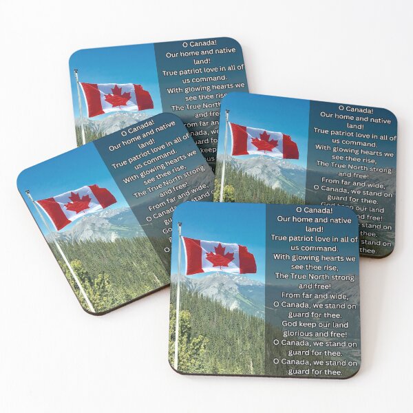 Item preview, Oh Canada anthem lyrics  designed and sold by Budibabe.